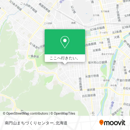 南円山まちづくりセンター地図