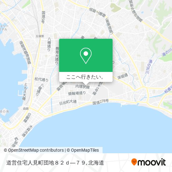 道営住宅人見町団地８２ｄ―７９地図