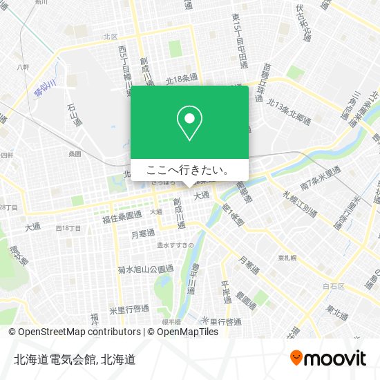 北海道電気会館地図