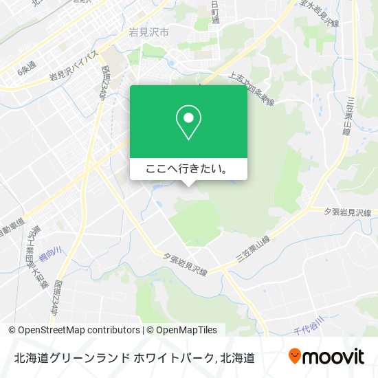 北海道グリーンランド ホワイトパーク地図