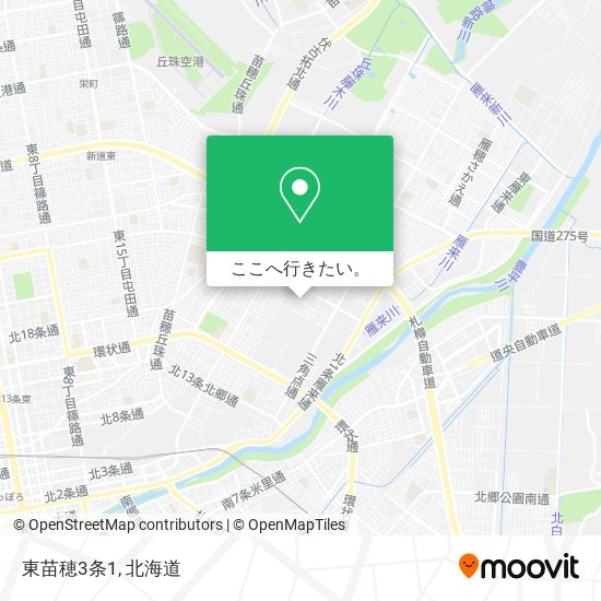 東苗穂3条1地図