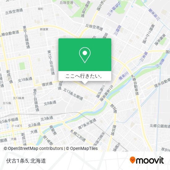 伏古1条5地図