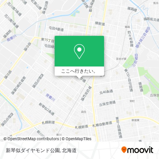 新琴似ダイヤモンド公園地図