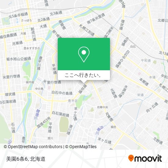 美園6条6地図