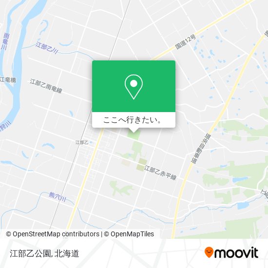 江部乙公園地図