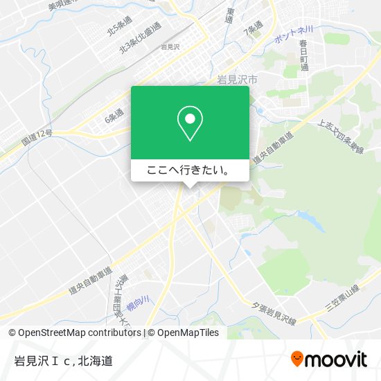岩見沢Ｉｃ地図