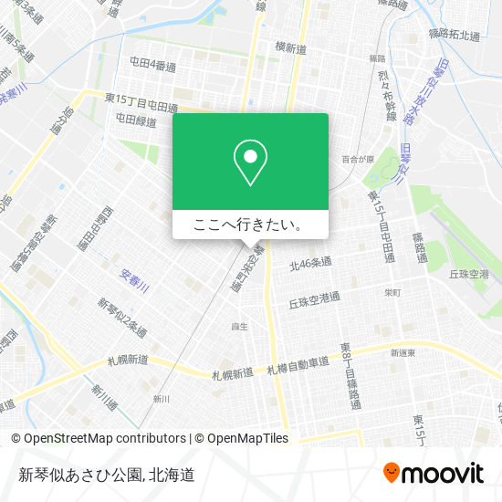 新琴似あさひ公園地図