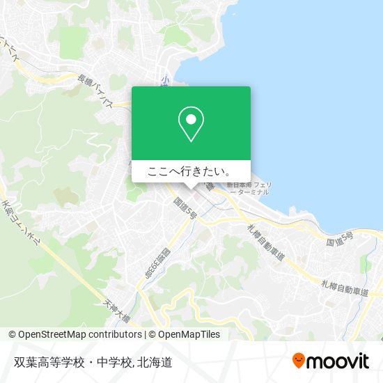 双葉高等学校・中学校地図