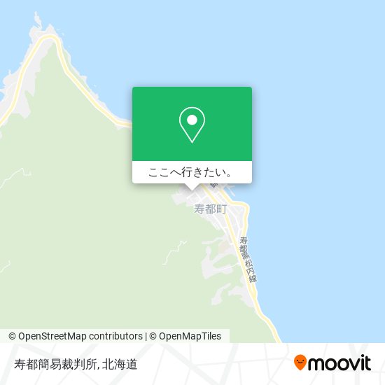 寿都簡易裁判所地図