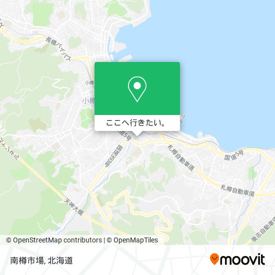 南樽市場地図