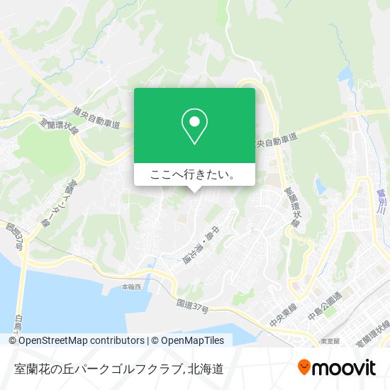 室蘭花の丘パークゴルフクラブ地図