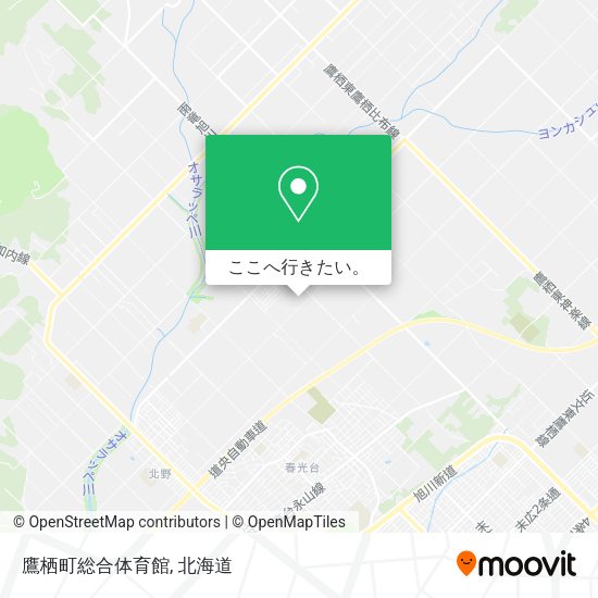 鷹栖町総合体育館地図