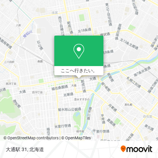 大通駅 31地図