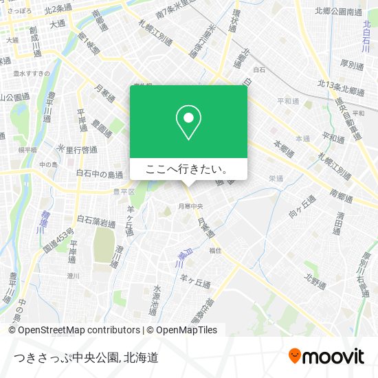 つきさっぷ中央公園地図