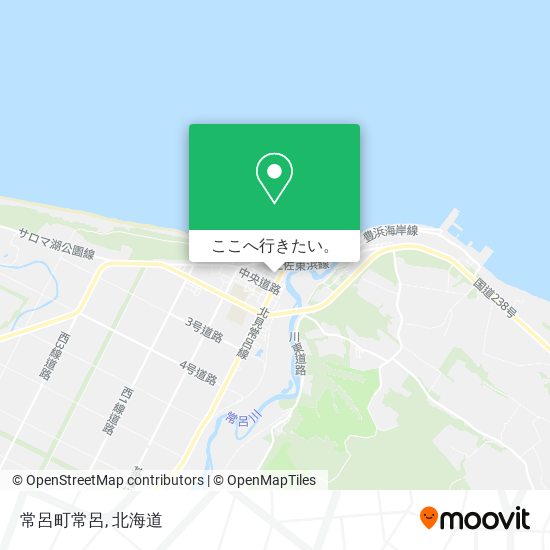 常呂町常呂地図