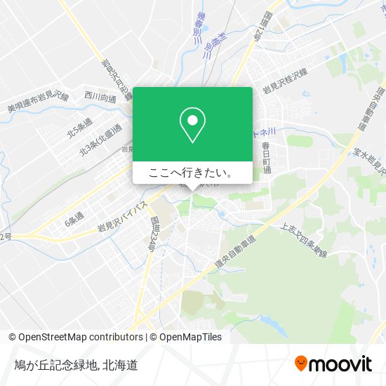 鳩が丘記念緑地地図