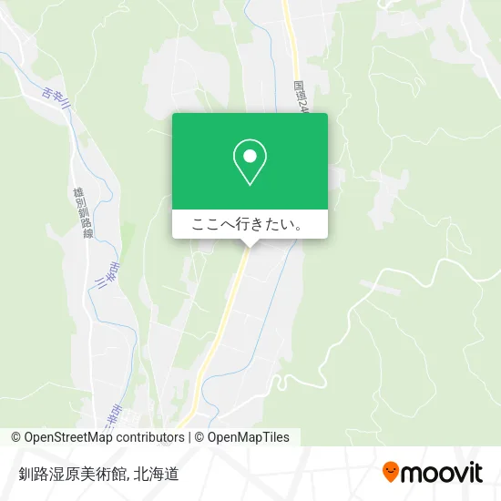 釧路湿原美術館地図