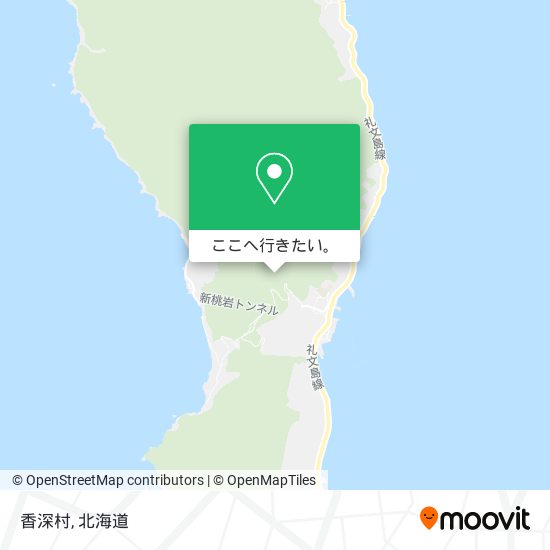香深村地図
