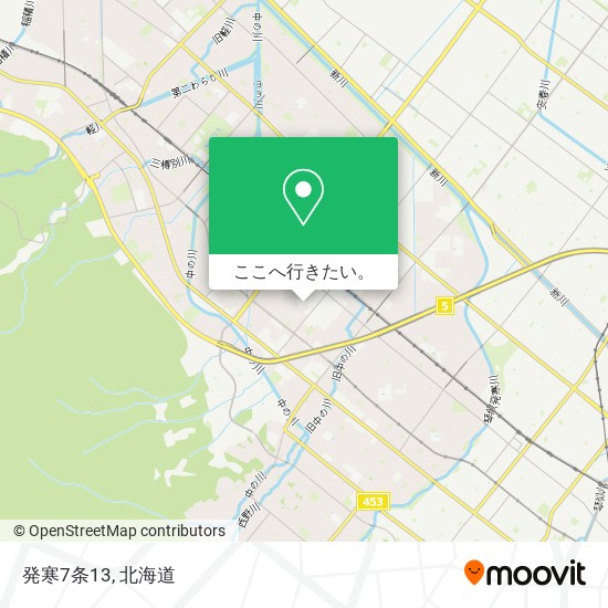 バスで札幌市の発寒7条13への行き方 Moovit