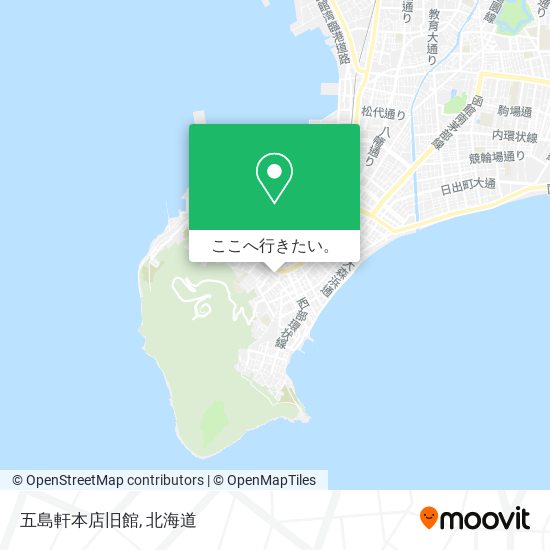 五島軒本店旧館地図