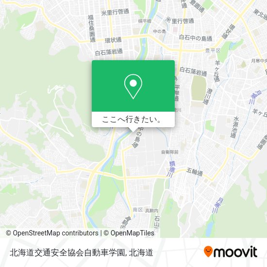 北海道交通安全協会自動車学園地図
