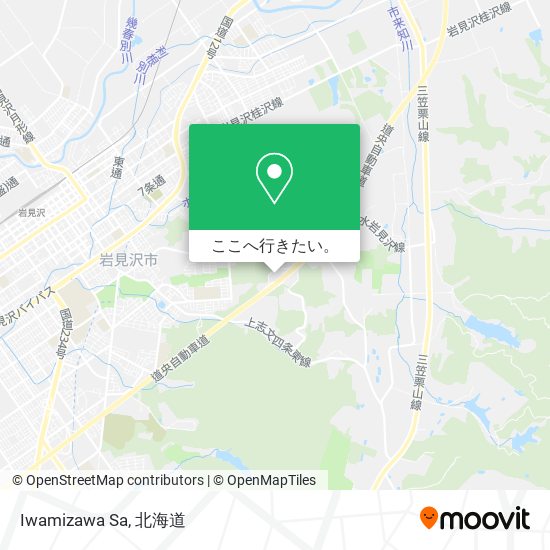 Iwamizawa Sa地図