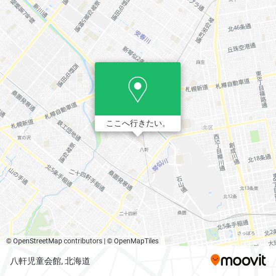 八軒児童会館地図