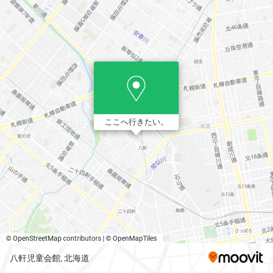 八軒児童会館地図