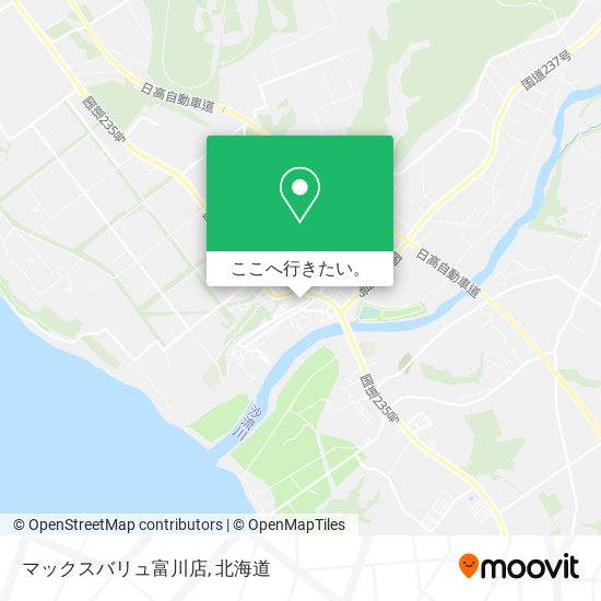 マックスバリュ富川店地図