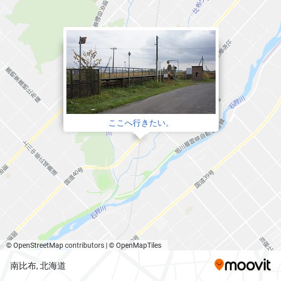 南比布地図
