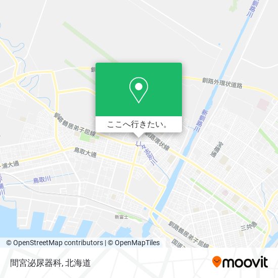間宮泌尿器科地図