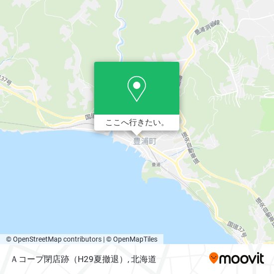 Ａコープ閉店跡（H29夏撤退）地図