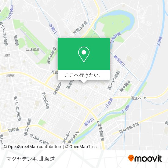 マツヤデンキ地図