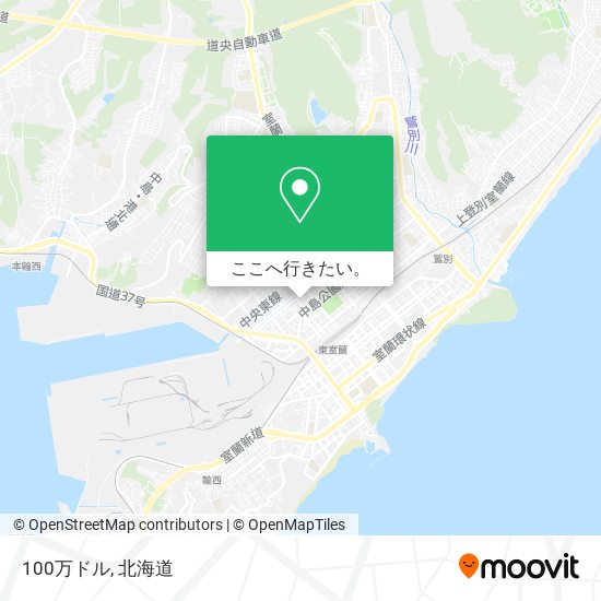 100万ドル地図