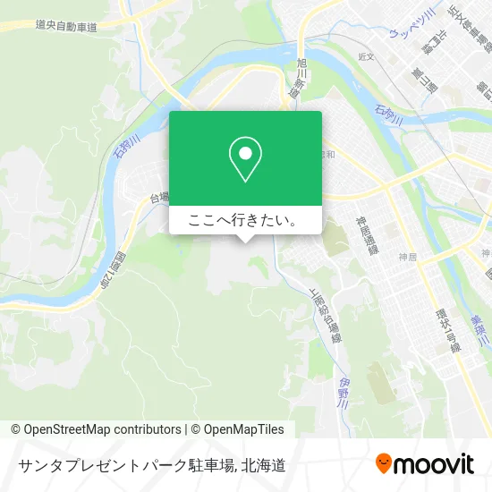 サンタプレゼントパーク駐車場地図