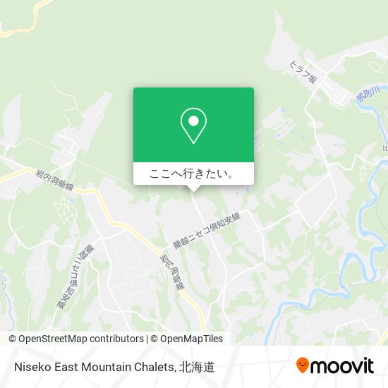 Niseko East Mountain Chalets地図