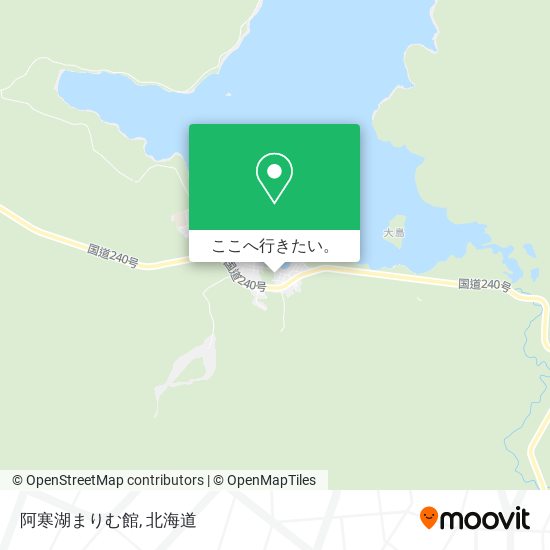 阿寒湖まりむ館地図