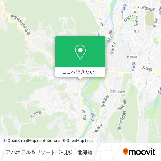 アパホテル＆リゾート〈札幌〉地図