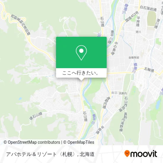 アパホテル＆リゾート〈札幌〉地図