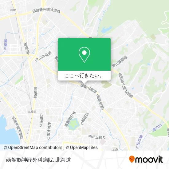 函館脳神経外科病院地図
