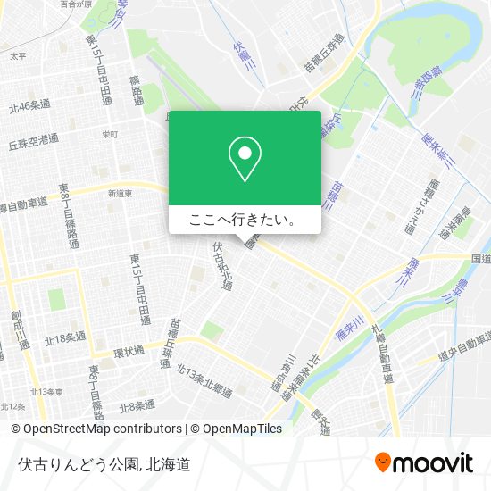 伏古りんどう公園地図