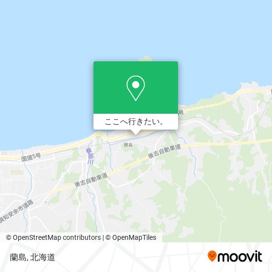 蘭島地図