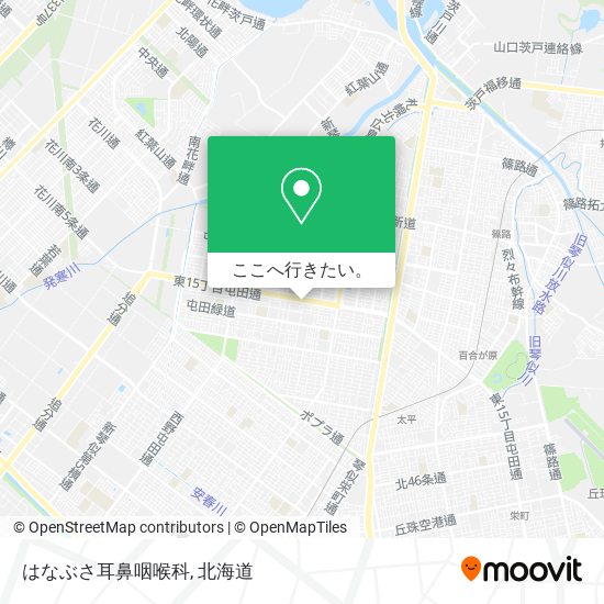 はなぶさ耳鼻咽喉科地図