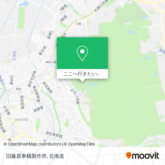 旧藤原車橇製作所地図
