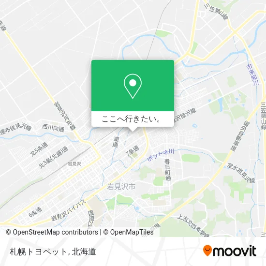 札幌トヨペット地図