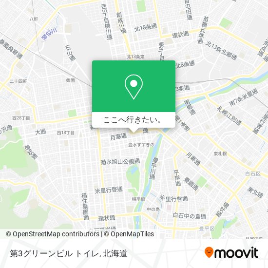 第3グリーンビル トイレ地図