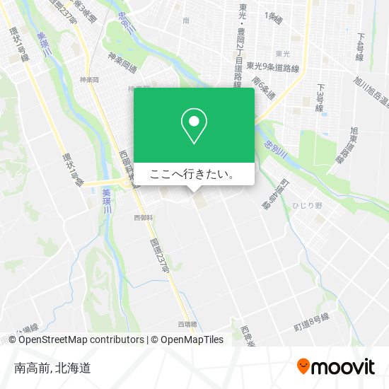 南高前地図