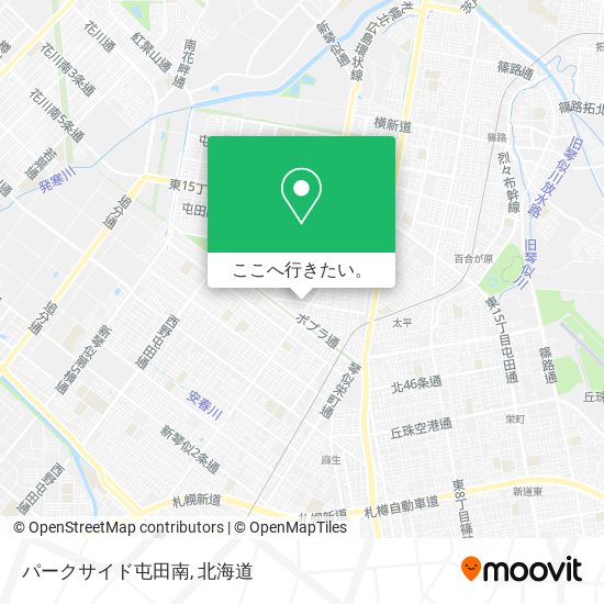 パークサイド屯田南地図