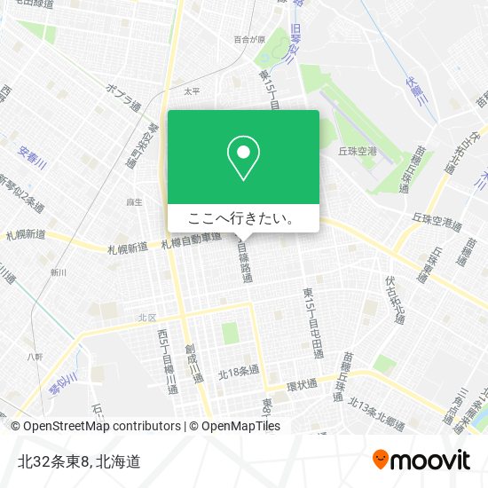 北32条東8地図