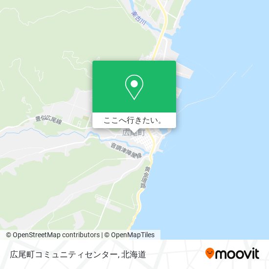 広尾町コミュニティセンター地図